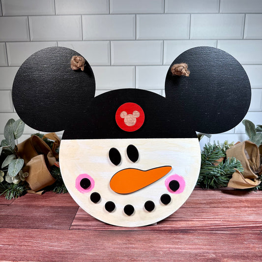 Large Snowman Wall Sign