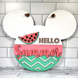 Hello Watermelon Wall Sign