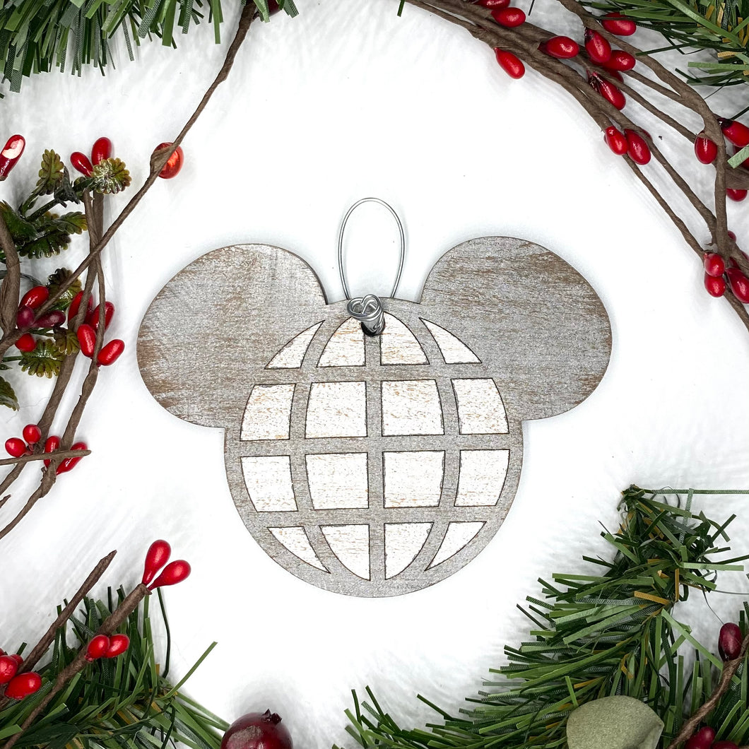 Epcot Mickey Christmas Ornament