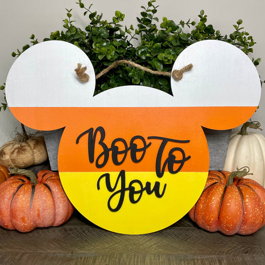 Boo To You Wall Sign