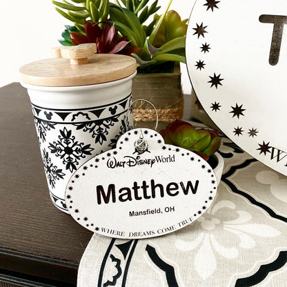Magical World Name Tag
