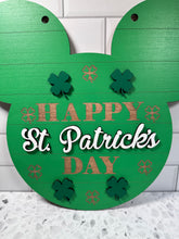 Load image into Gallery viewer, Happy St. Patrick’s Day MouseWall Sign
