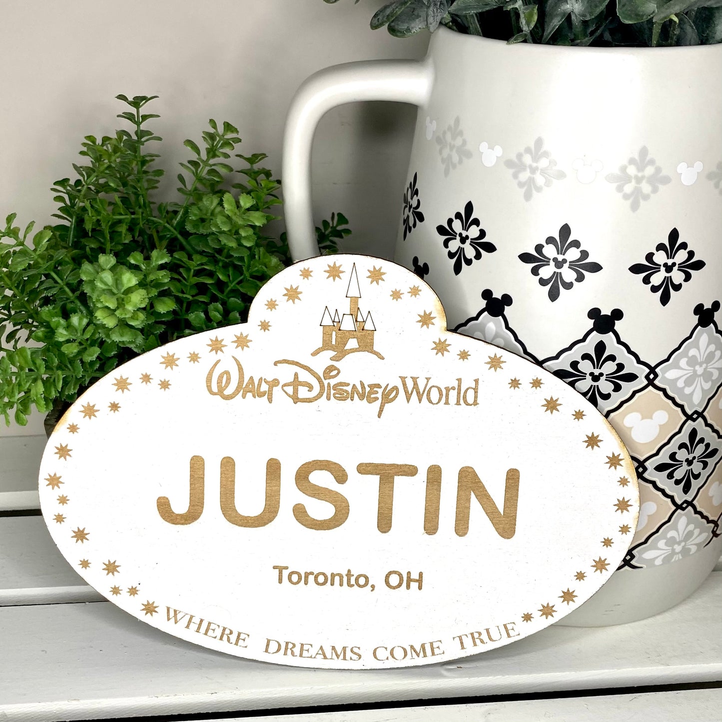 Magical World Name Tag
