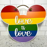 LGBT Pride Mouse Wall Sign