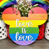 Pride Mouse Wall Sign