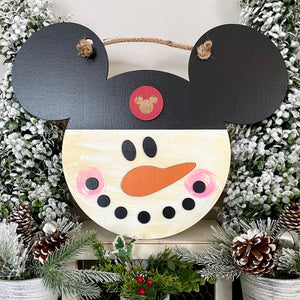 Large Snowman Wall Sign