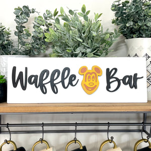 Waffle Bar Sign