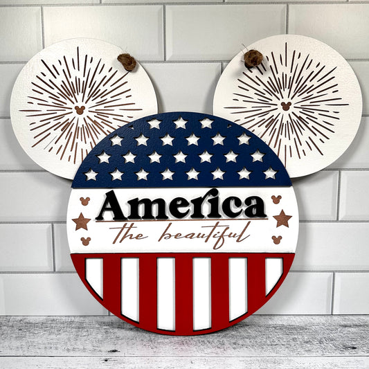 America the Beautiful Wall Sign