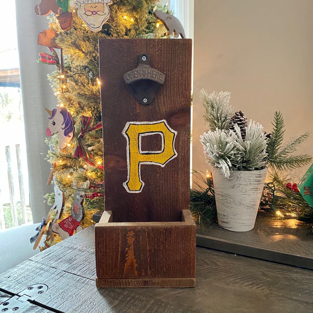 Pirates Bottle Opener With Catcher