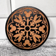 Round Mouse Home Collection Coasters