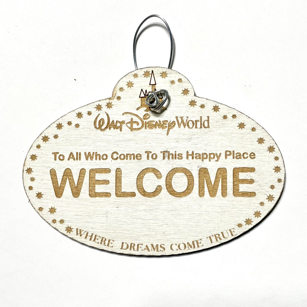 To All Who Come World Christmas Ornament