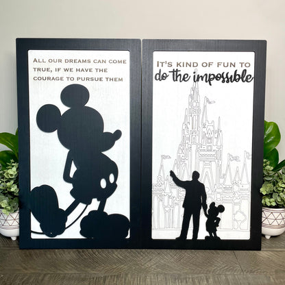 Dreams Sign Set - 2 Signs Included