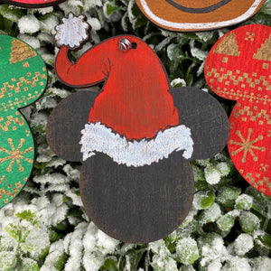 Santa Mouse Christmas Ornament