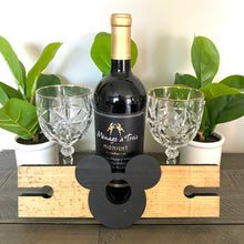 Load image into Gallery viewer, Mouse - Wine Bottle &amp; Glass Holder
