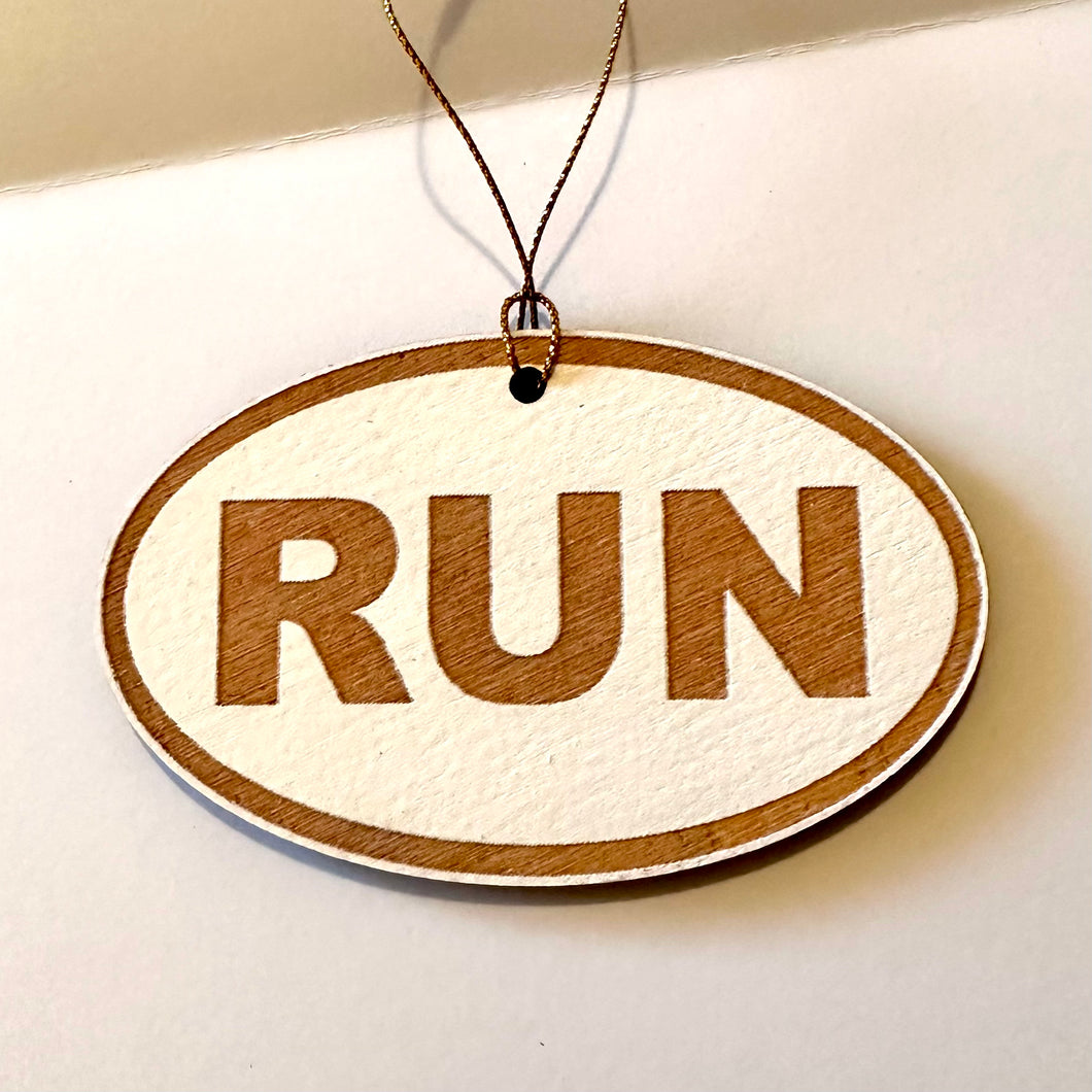 Run | Running | Race | Christmas Ornament