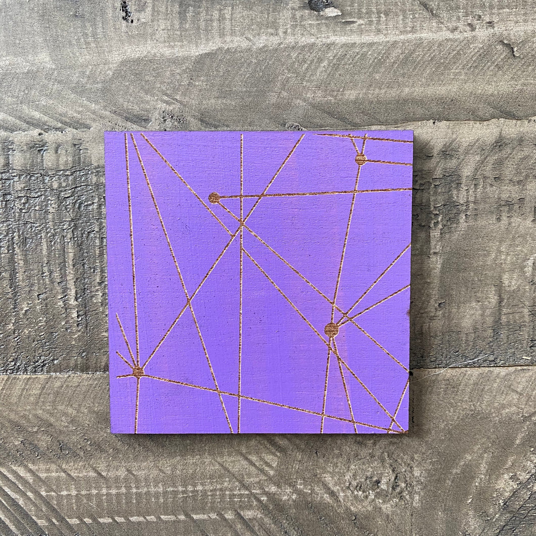Purple Wall Coasters