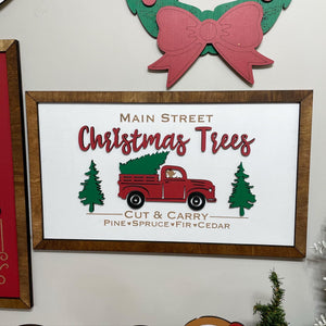 Main Street Christmas Trees