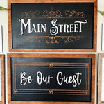 Be Our Guest | Tale As Old As Time Framed Sign - Handmade by JRW Design Co.