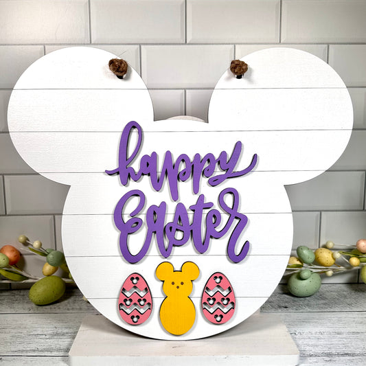 Large Happy Easter Wall Sign