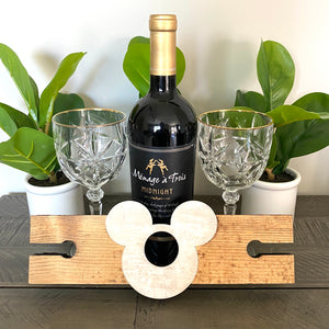Mouse - Wine Bottle & Glass Holder
